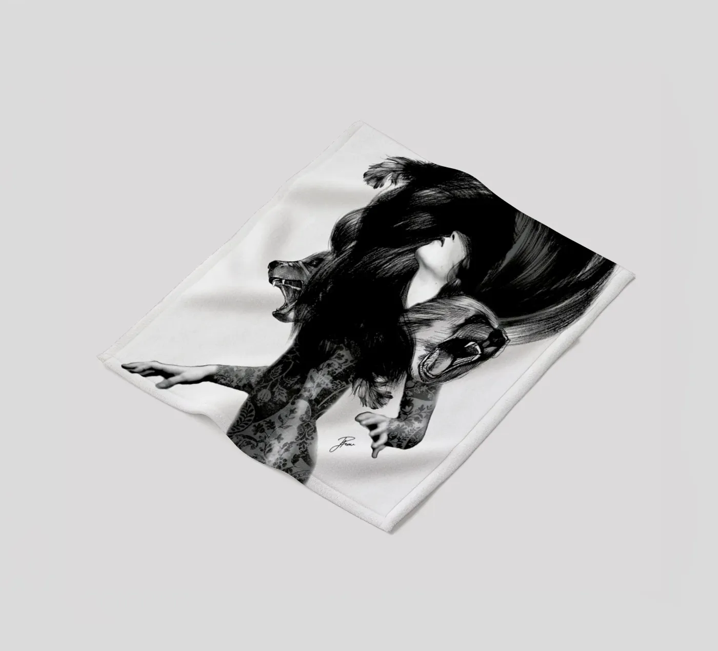 Bear 3 plaid polaire de Jenny Liz Rome