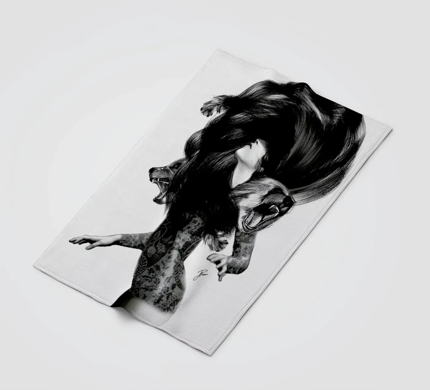 Bear 3 plaid polaire de Jenny Liz Rome