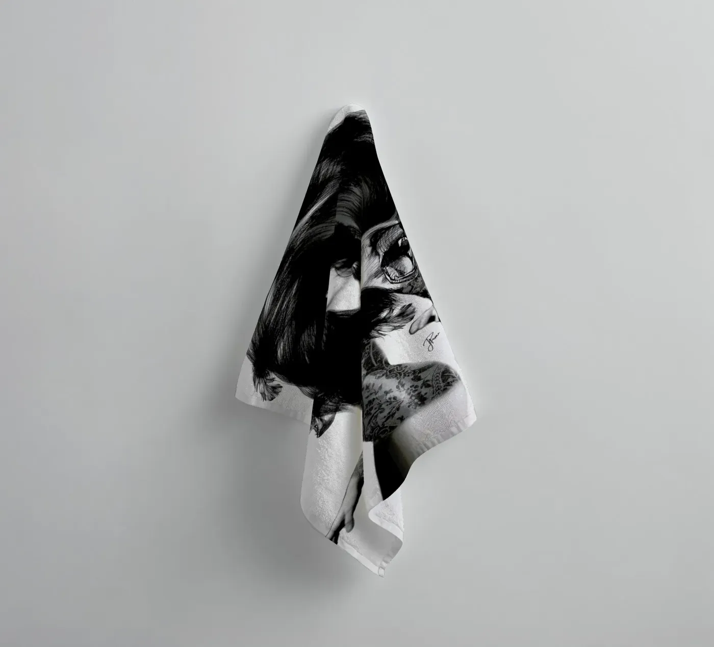 Bear 3 badhanddoek van Jenny Liz Rome