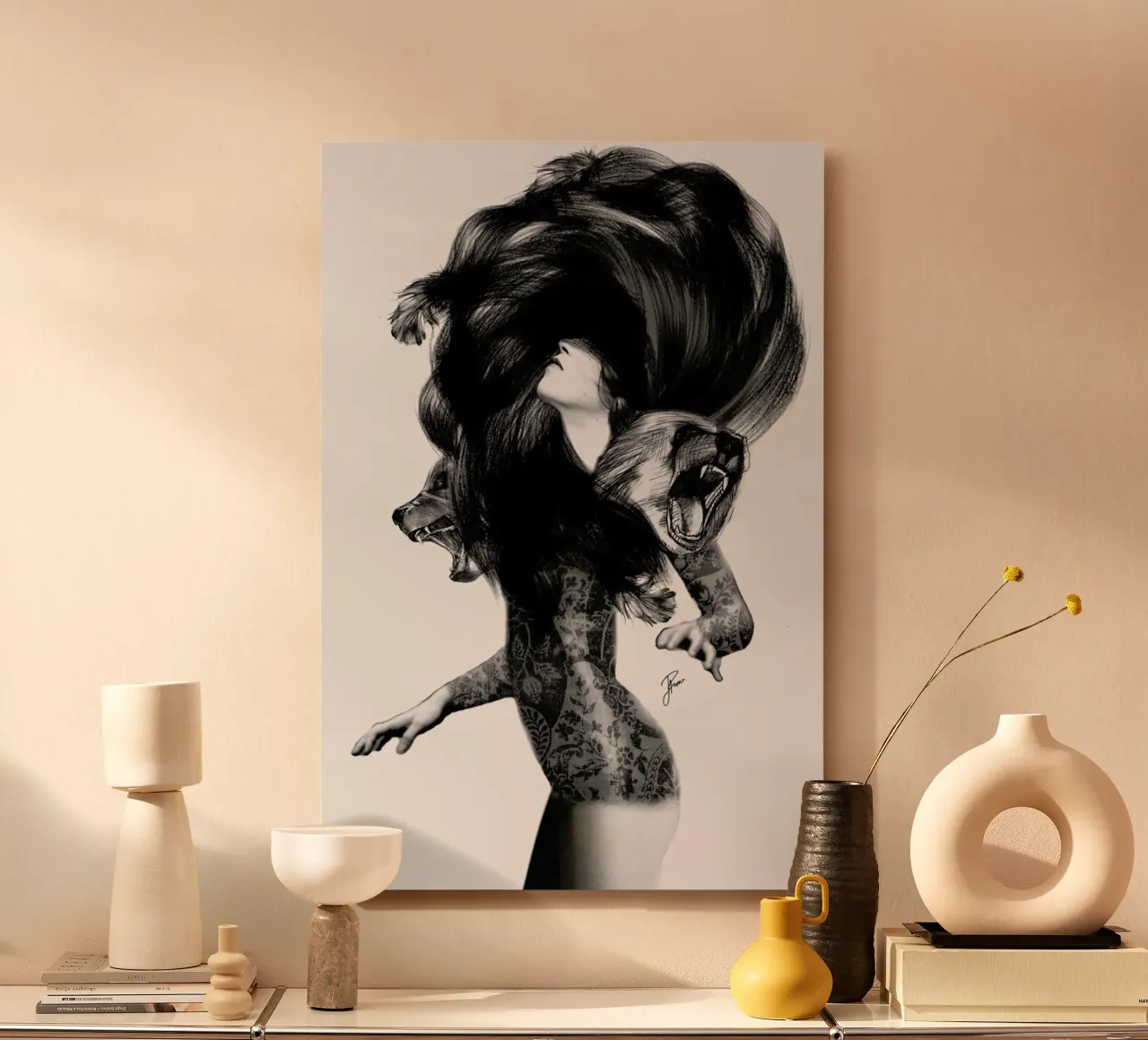 Bear 3 forex plate by Jenny Liz Rome