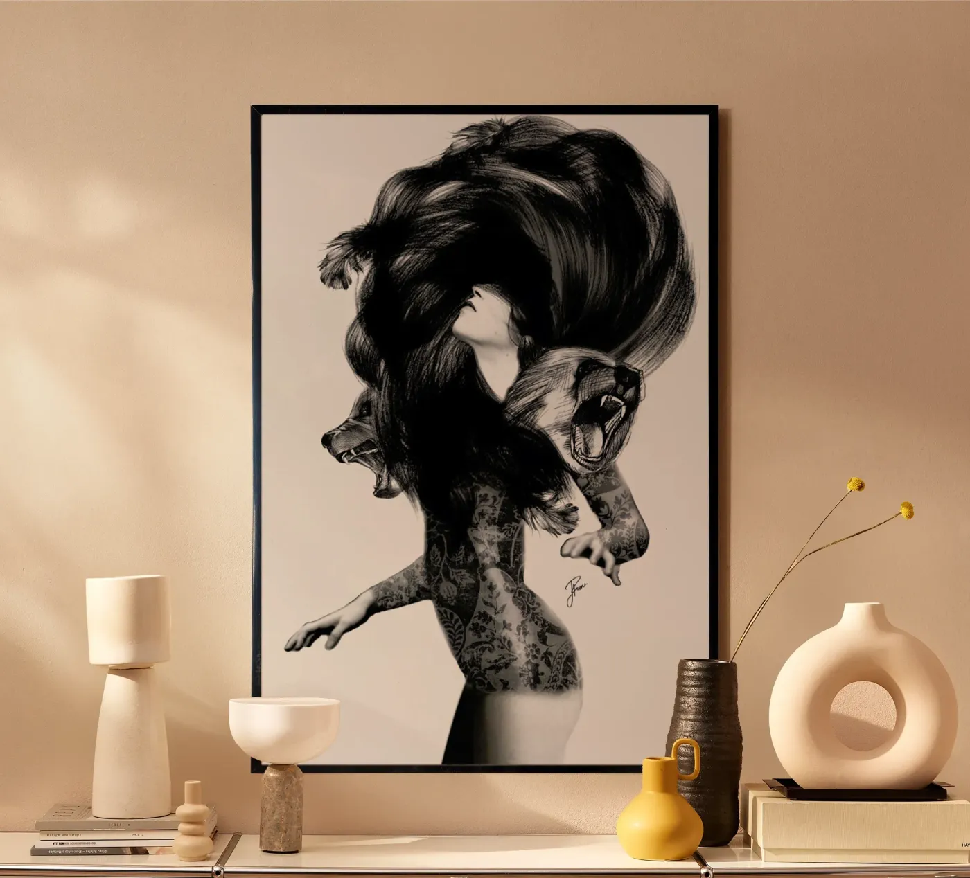 Bear 3 poster van Jenny Liz Rome