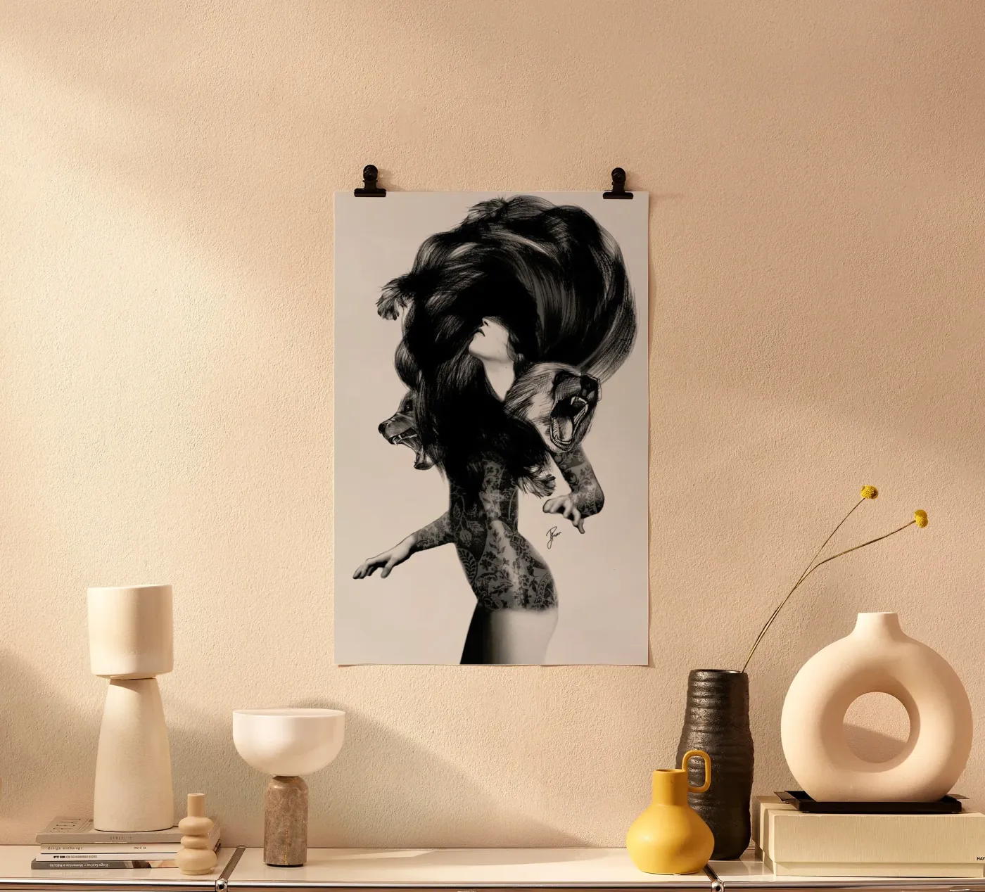 Bear 3 poster van Jenny Liz Rome