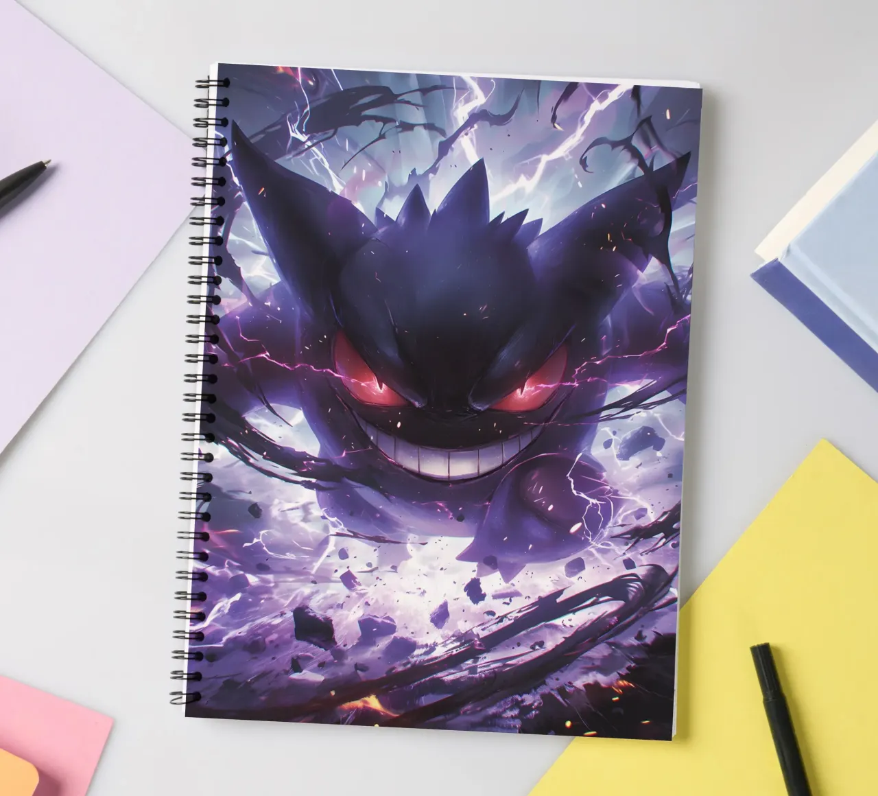 Gengar pokemon spiral notebook by CreativeStudio