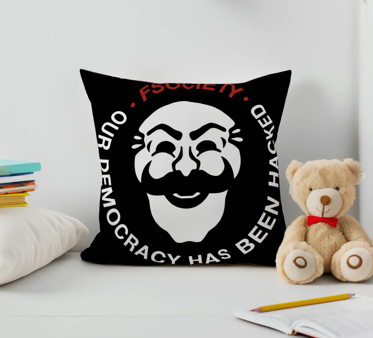 Fsociety Emblem cuscino da nabakumov