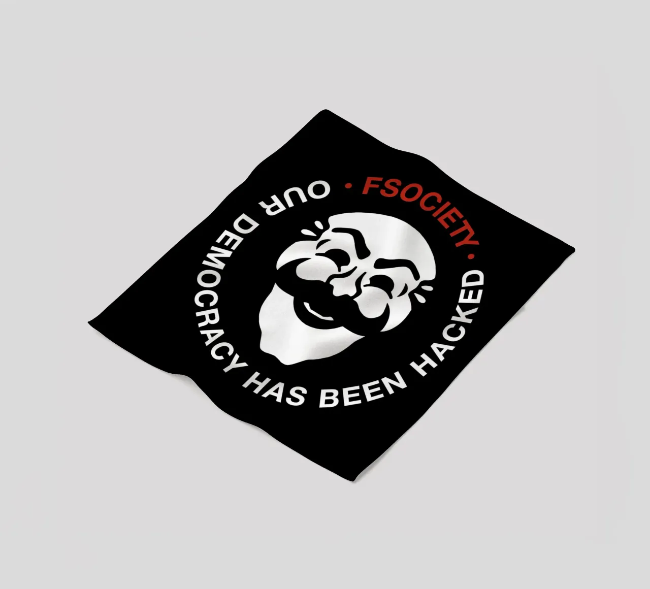 Fsociety Emblem coperta in pile da nabakumov