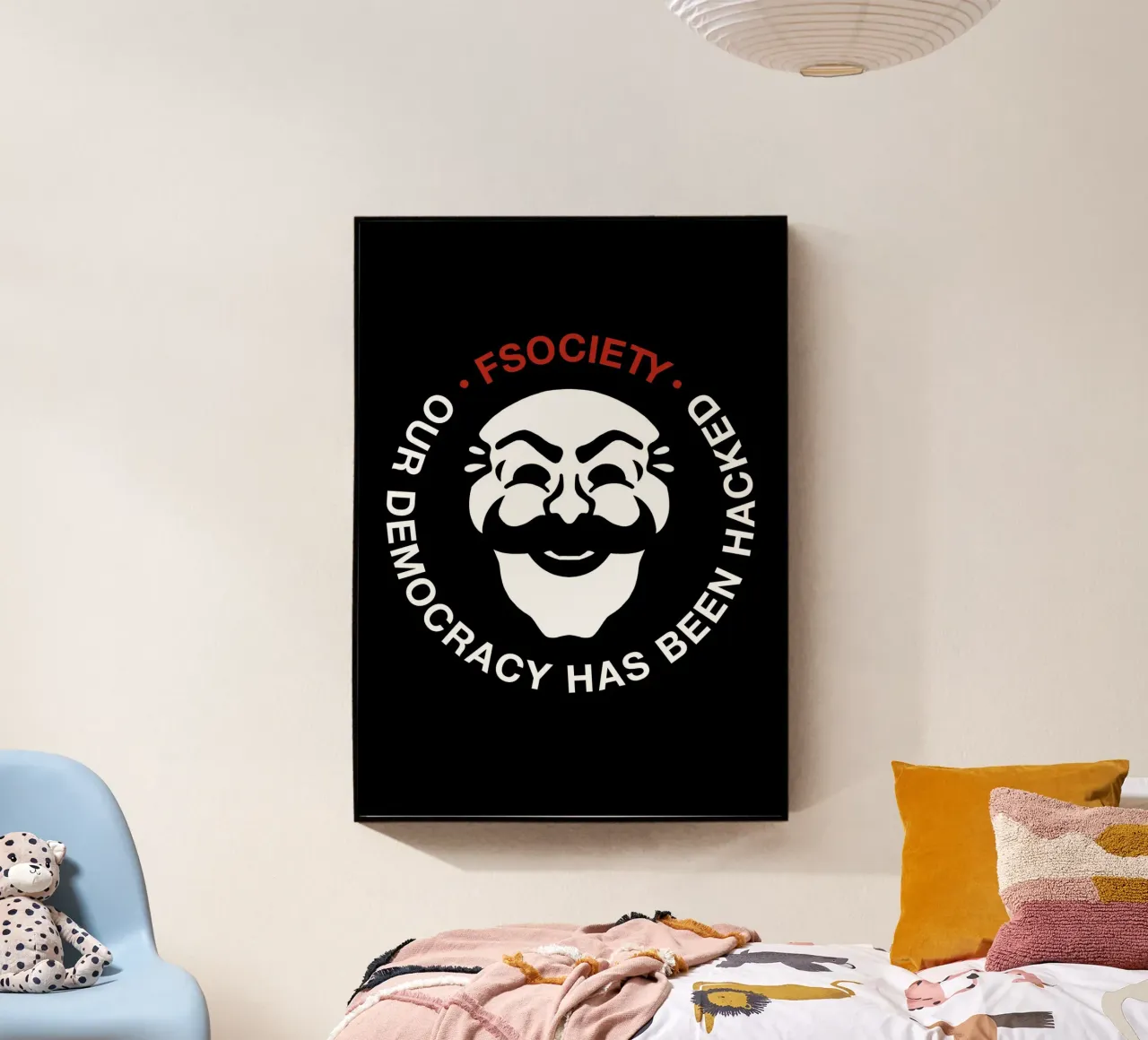 Fsociety Emblem plexiglass da nabakumov