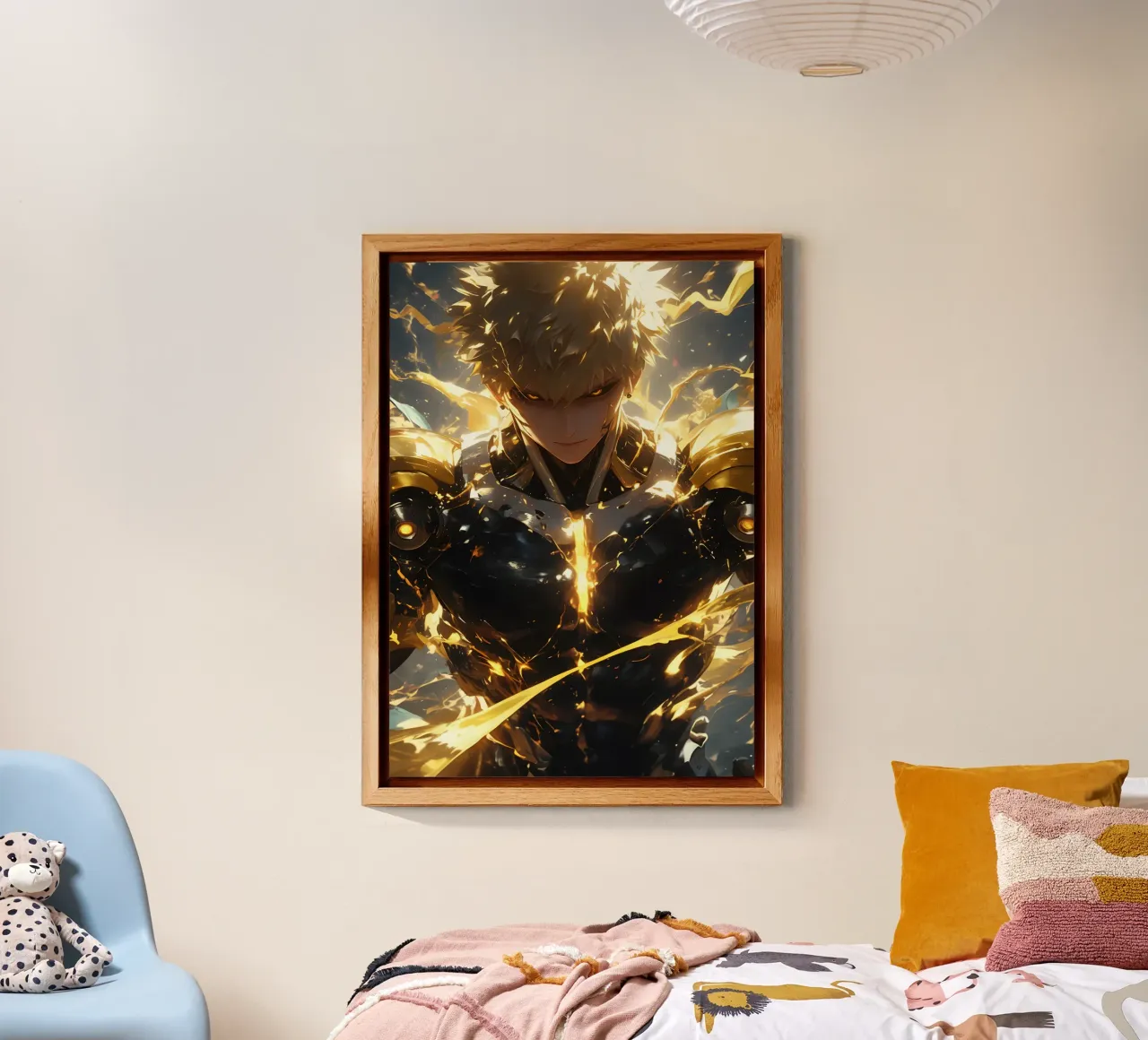 Genos One Punch Man alluminio dibond da CreativeStudio