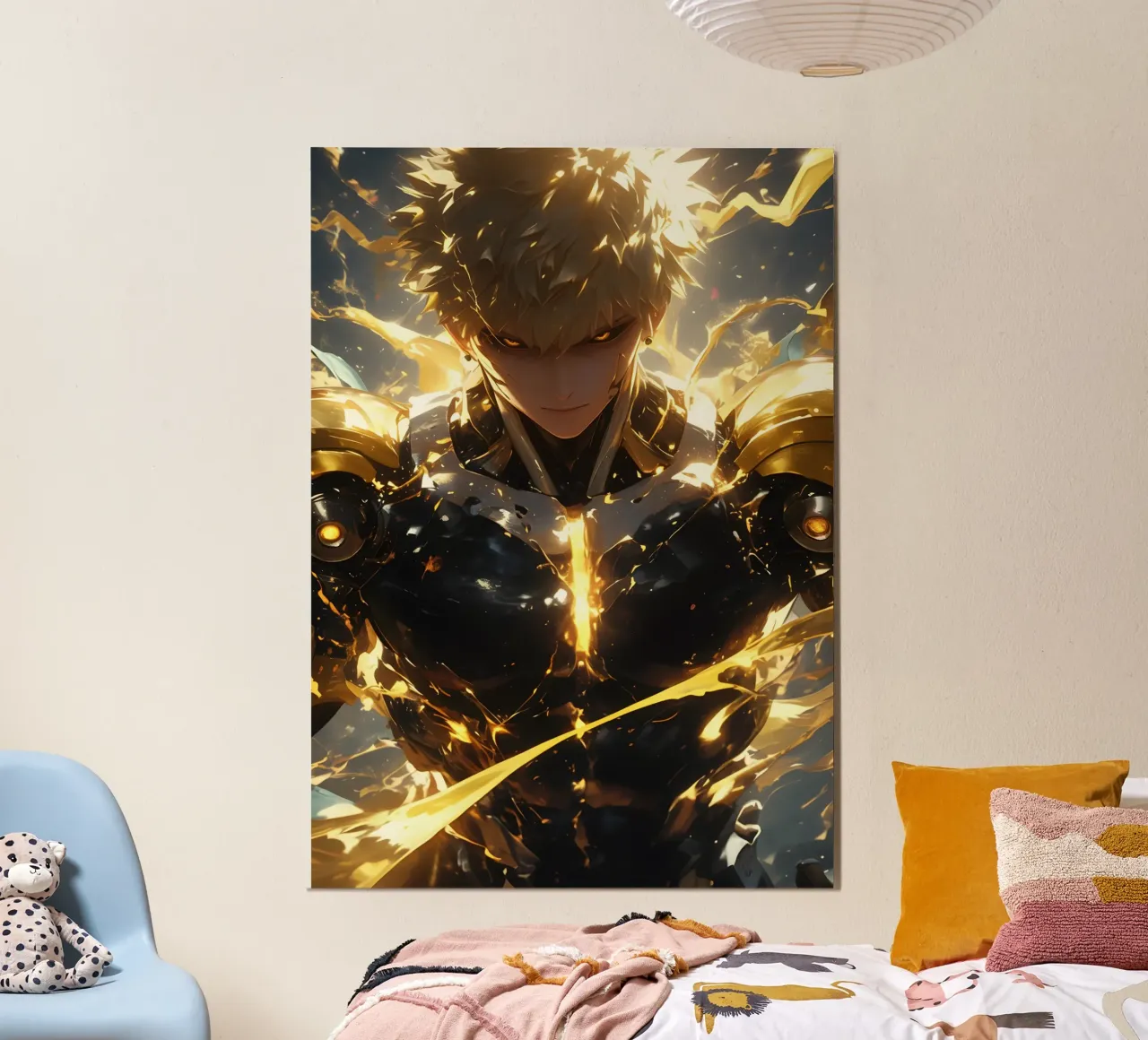 Genos One Punch Man alluminio dibond da CreativeStudio