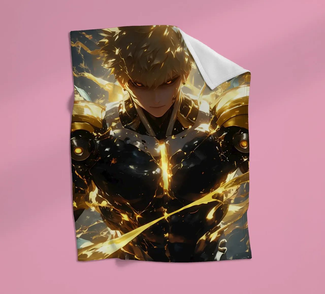 Genos One Punch Man Fleecedecke von CreativeStudio