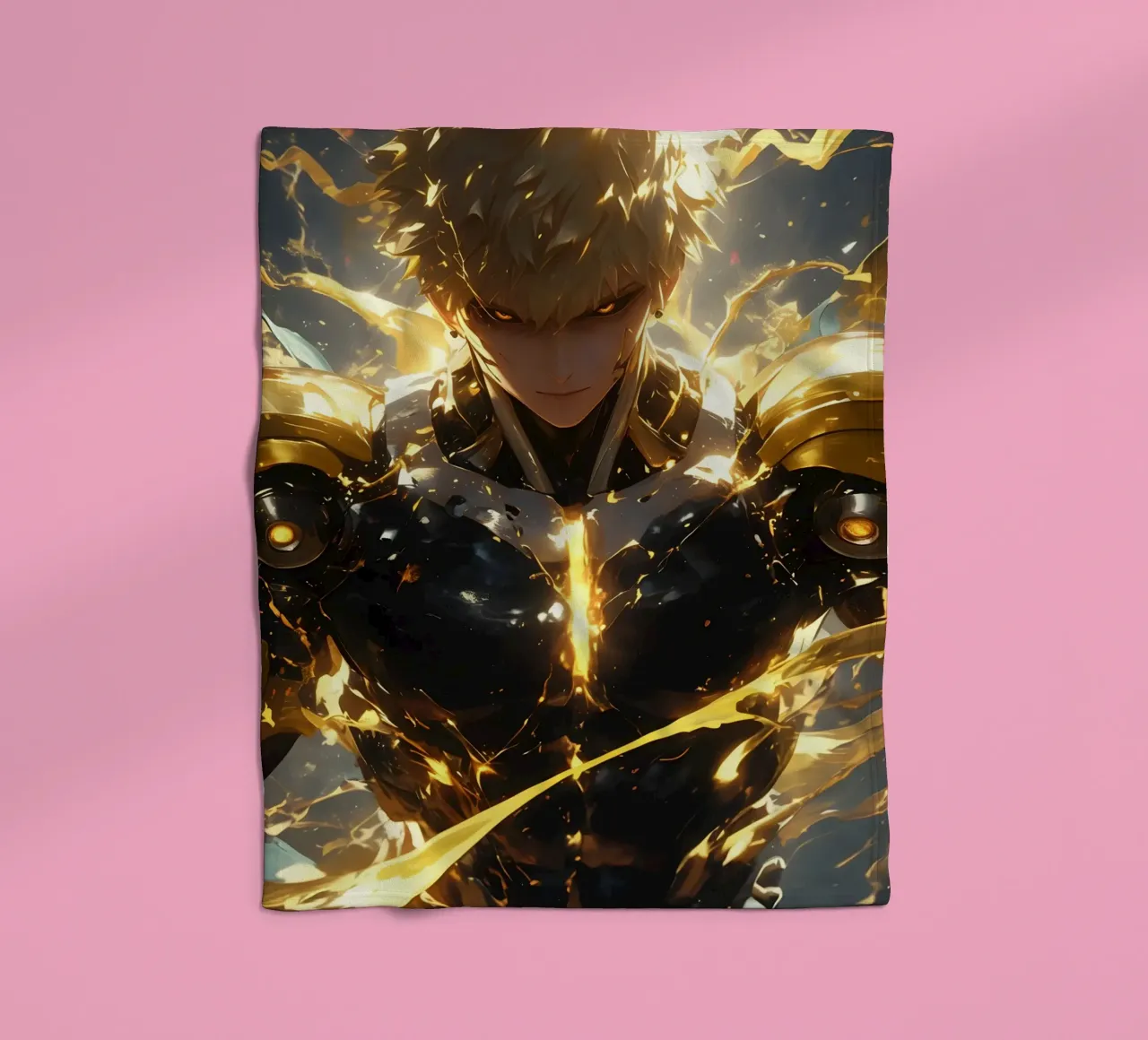 Genos One Punch Man Fleecedecke von CreativeStudio