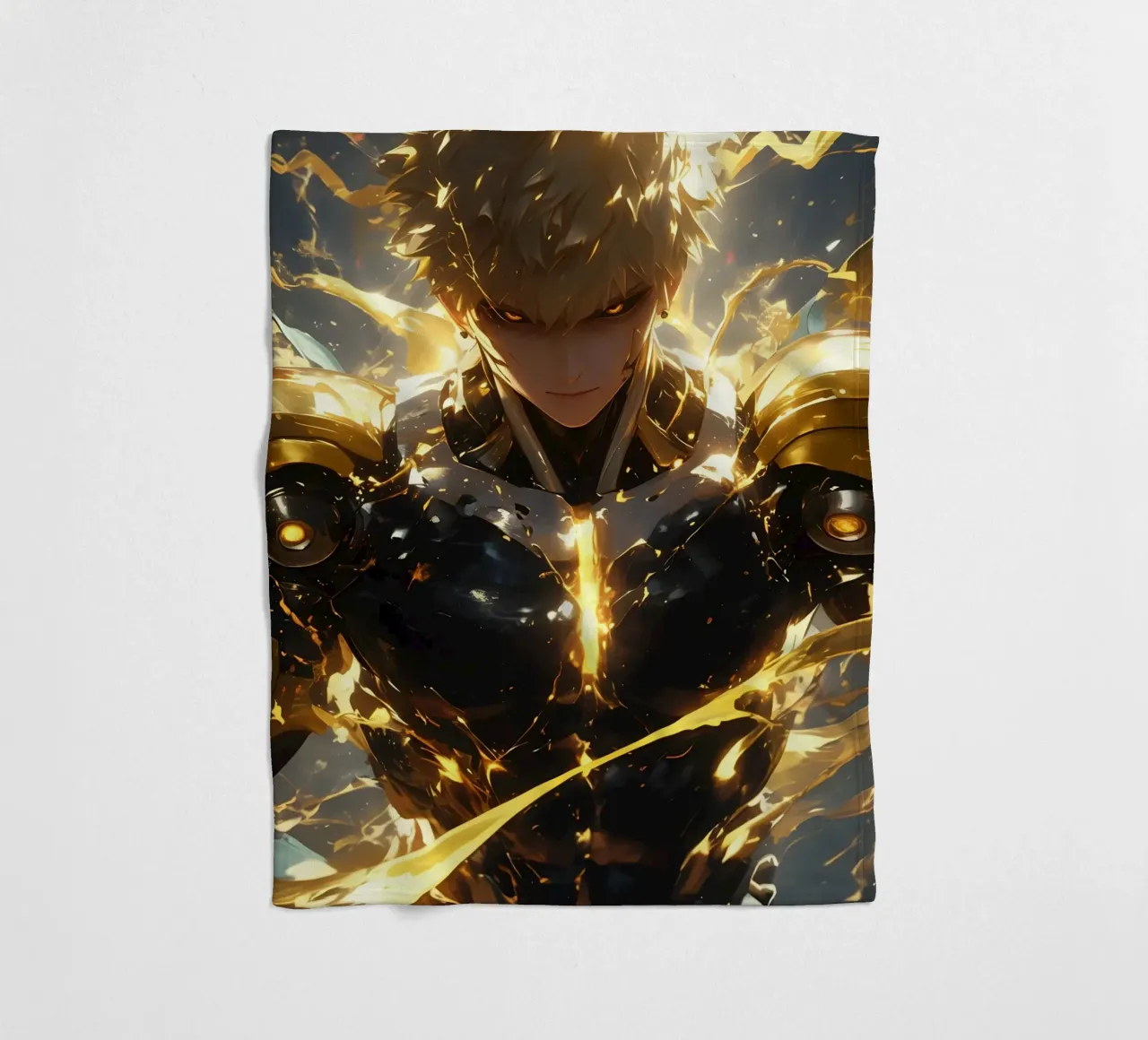 Genos One Punch Man Fleecedecke von CreativeStudio