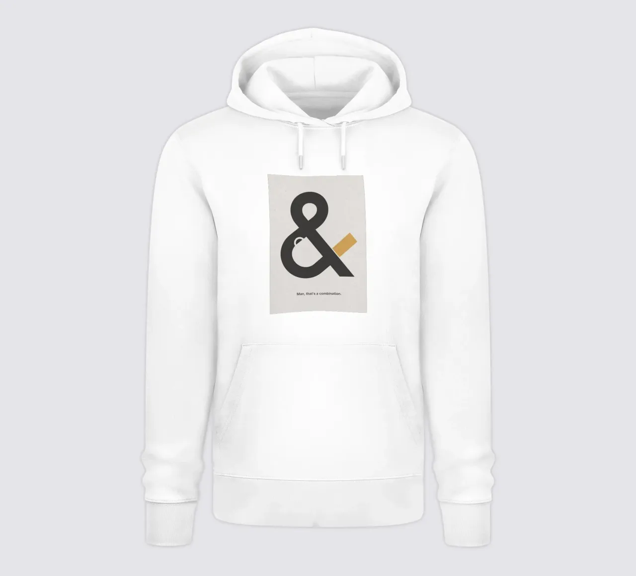 Coffee & Cigarettes Beige felpa con cappuccio da nabakumov