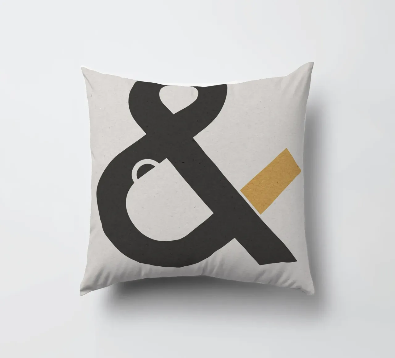 Coffee & Cigarettes Beige cuscino da nabakumov