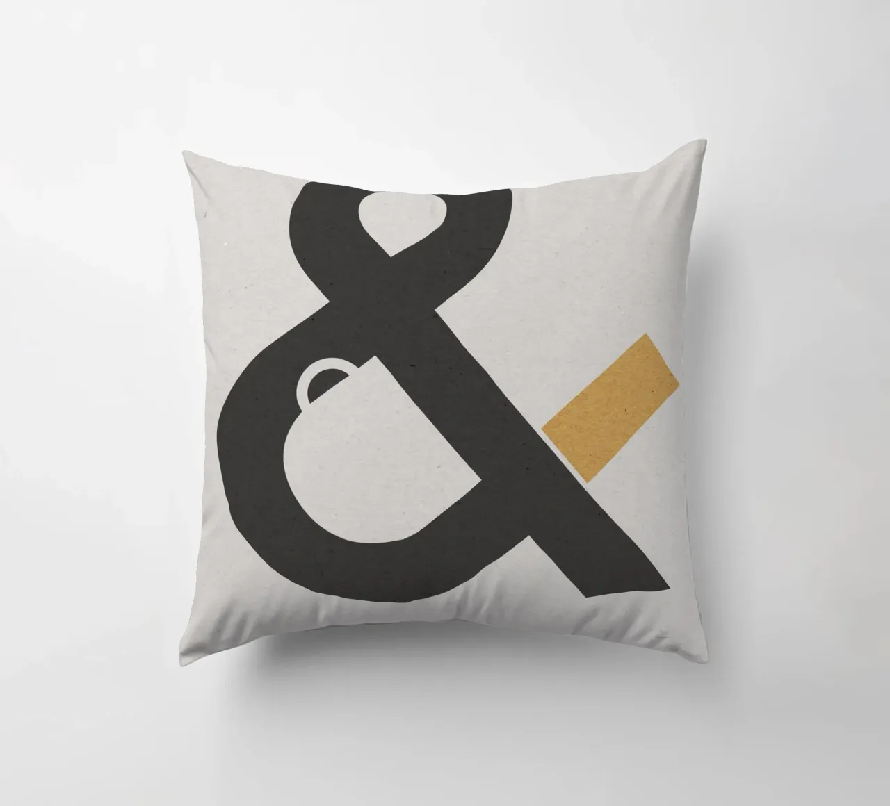 Coffee & Cigarettes Beige cuscino da nabakumov