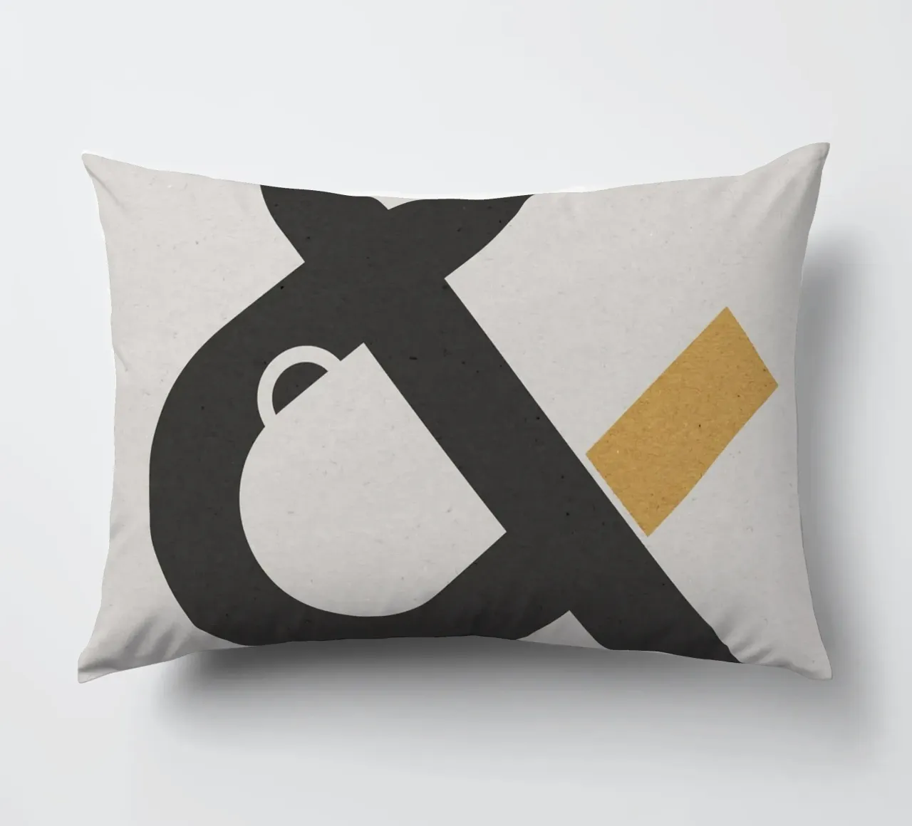Coffee & Cigarettes Beige cuscino da nabakumov