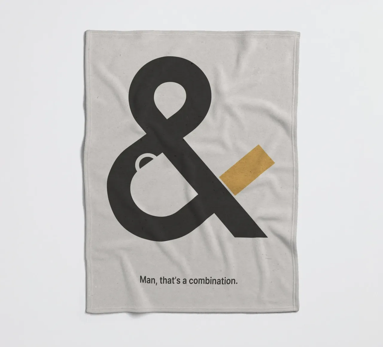 Coffee & Cigarettes Beige coperta in pile da nabakumov