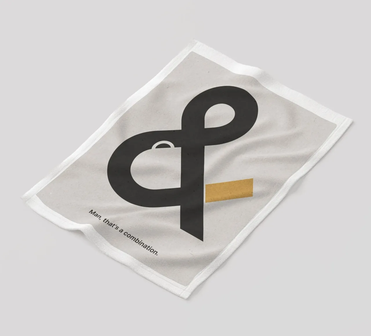 Coffee & Cigarettes Beige coperta in pile da nabakumov