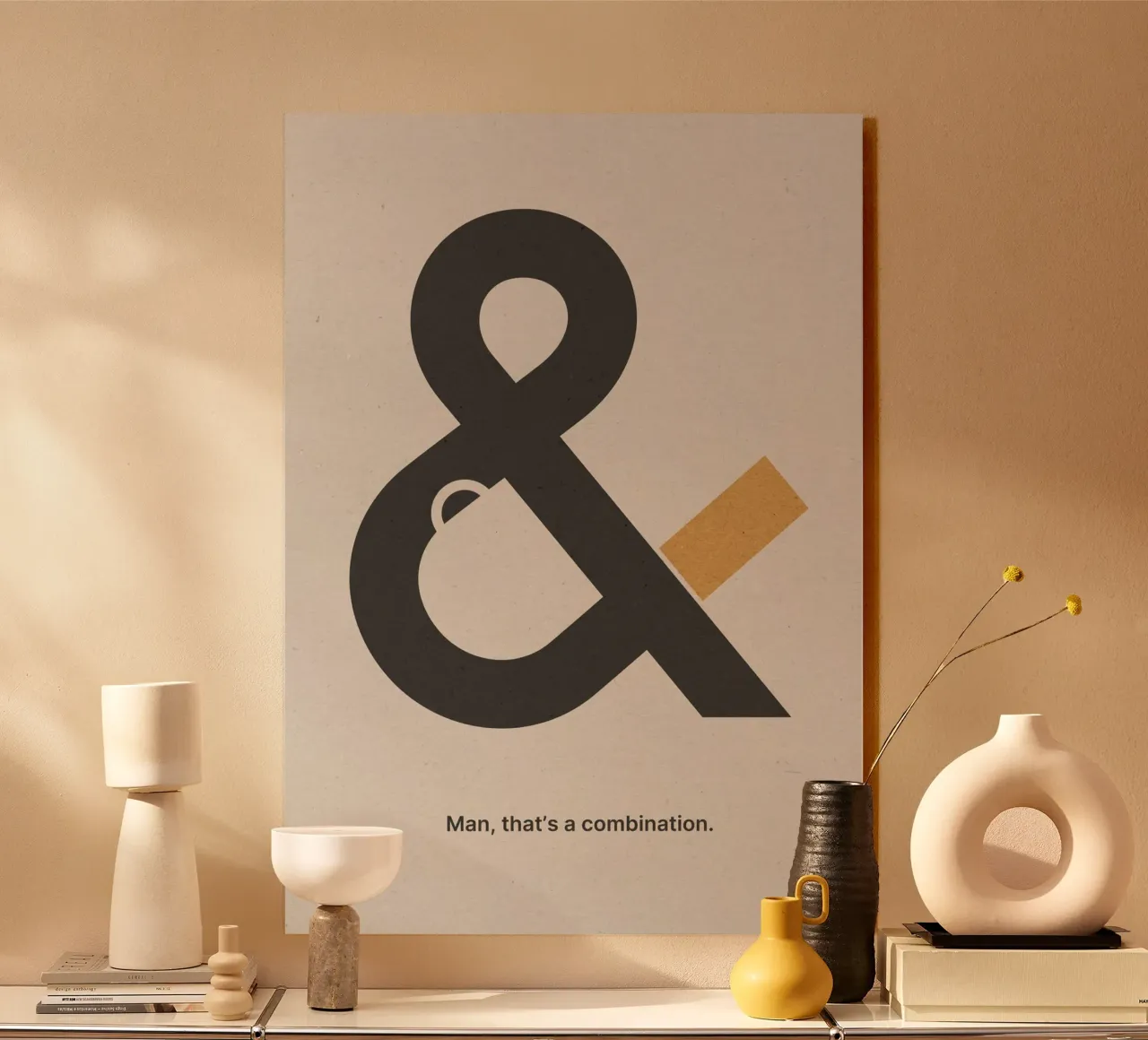 Coffee & Cigarettes Beige alluminio dibond da nabakumov