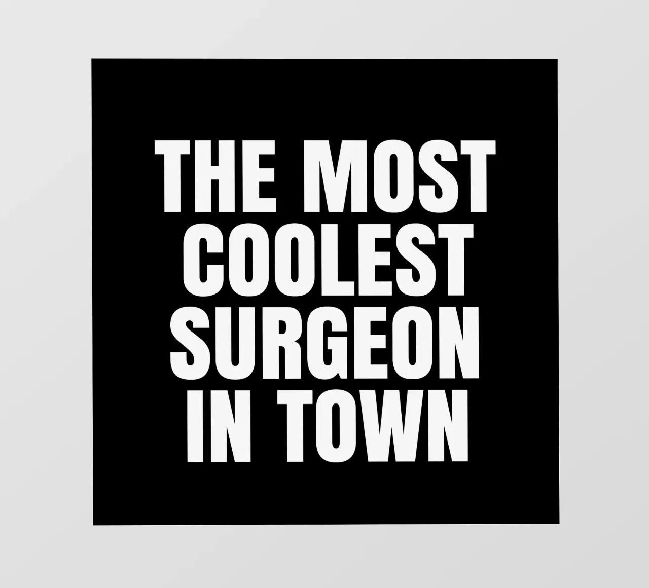 The most coolest surgeon in town telo in pvc da happieeagle
