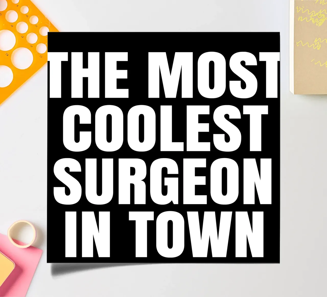 The most coolest surgeon in town sticker sheet by happieeagle