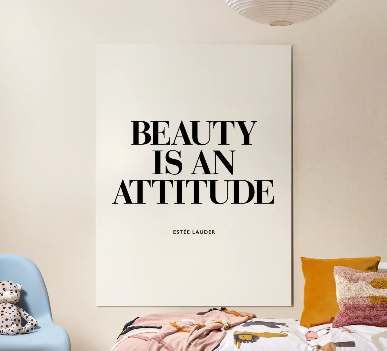 La bellezza è un atteggiamento carta hahnemühle da THE MOTIVATED TYPE
