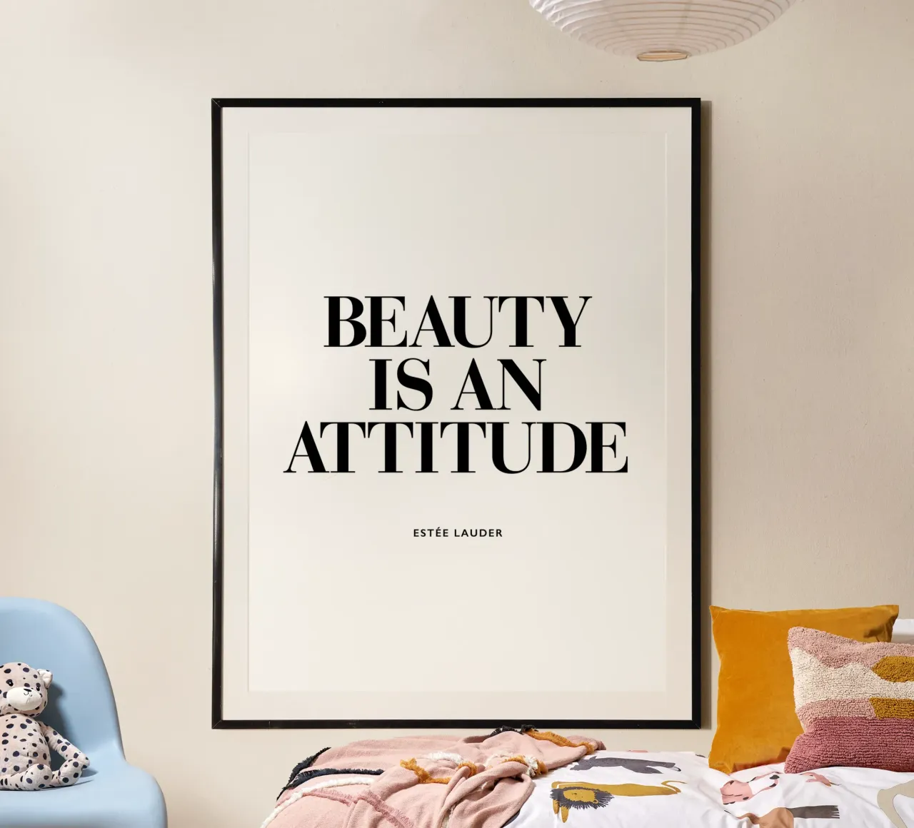 La bellezza è un atteggiamento carta hahnemühle da THE MOTIVATED TYPE