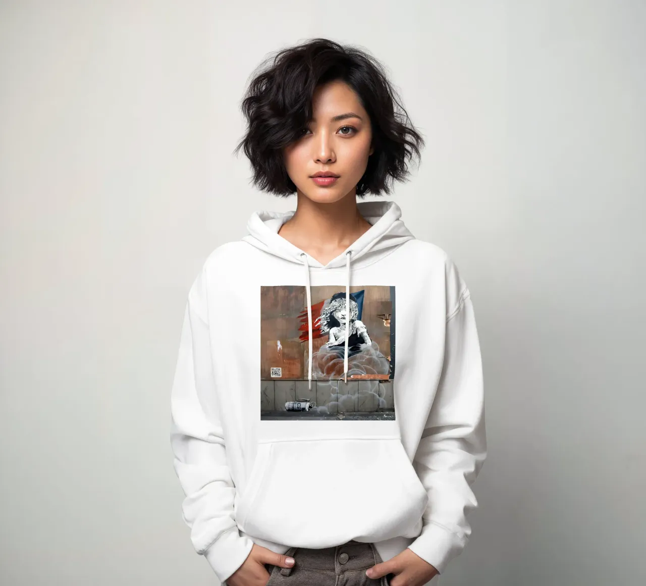 Cosetta Banksy felpa con cappuccio da 🎁 ARTVI-SHOP