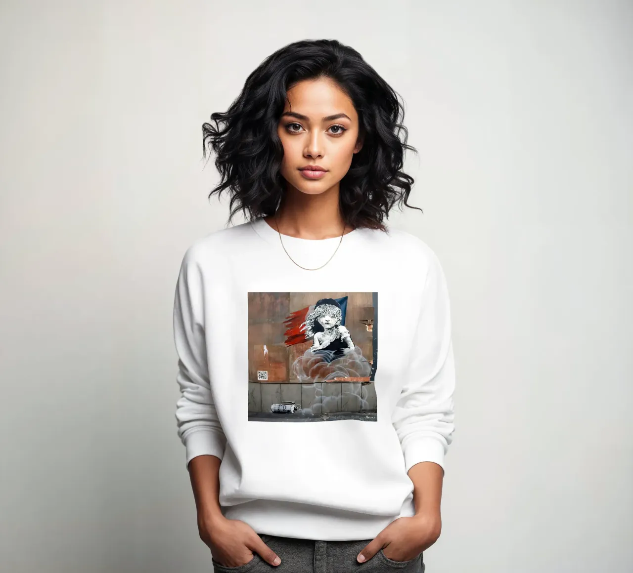 Cosetta Banksy felpa da 🎁 ARTVI-SHOP