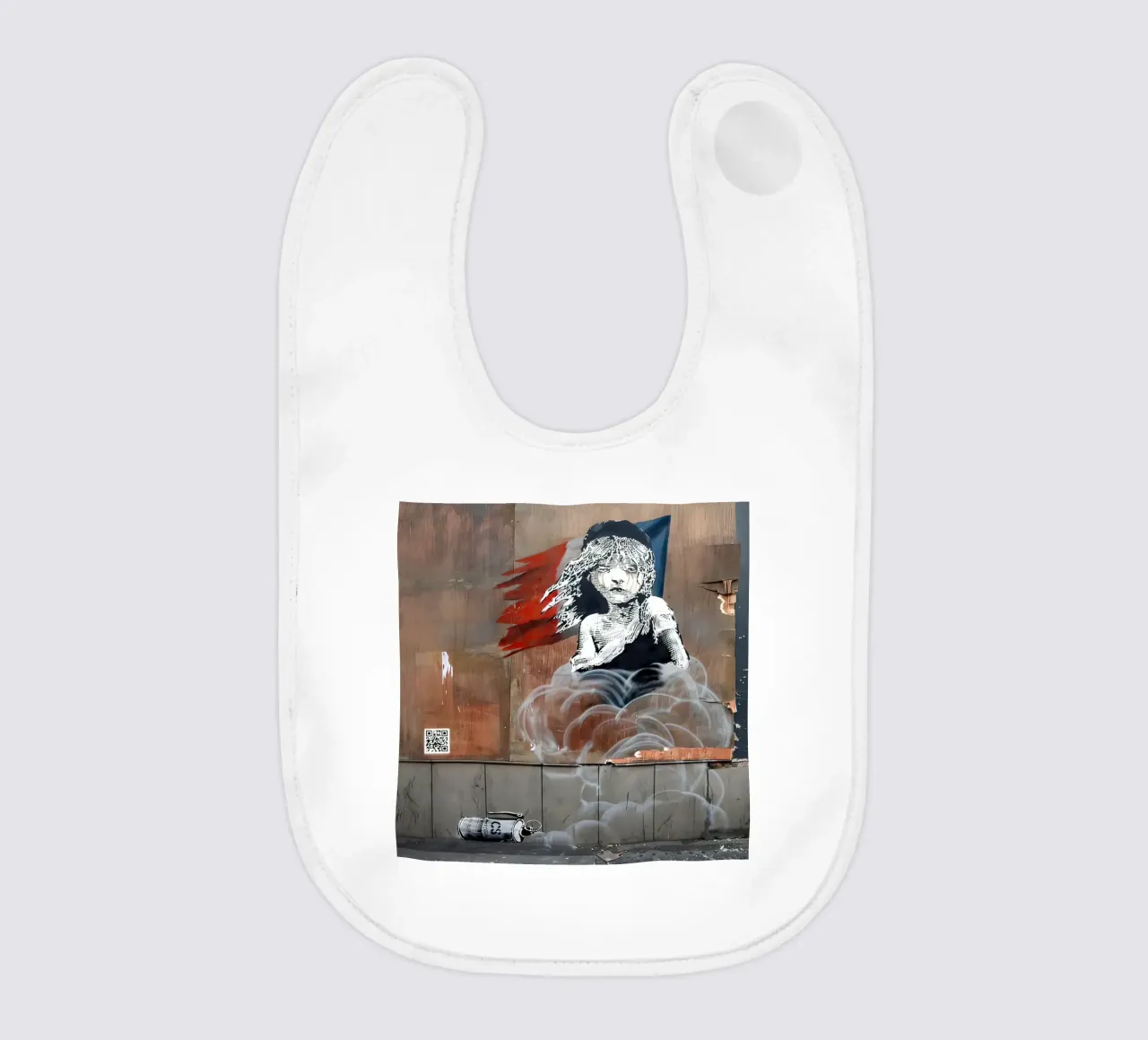 Cosetta Banksy bavaglino da 🎁 ARTVI-SHOP