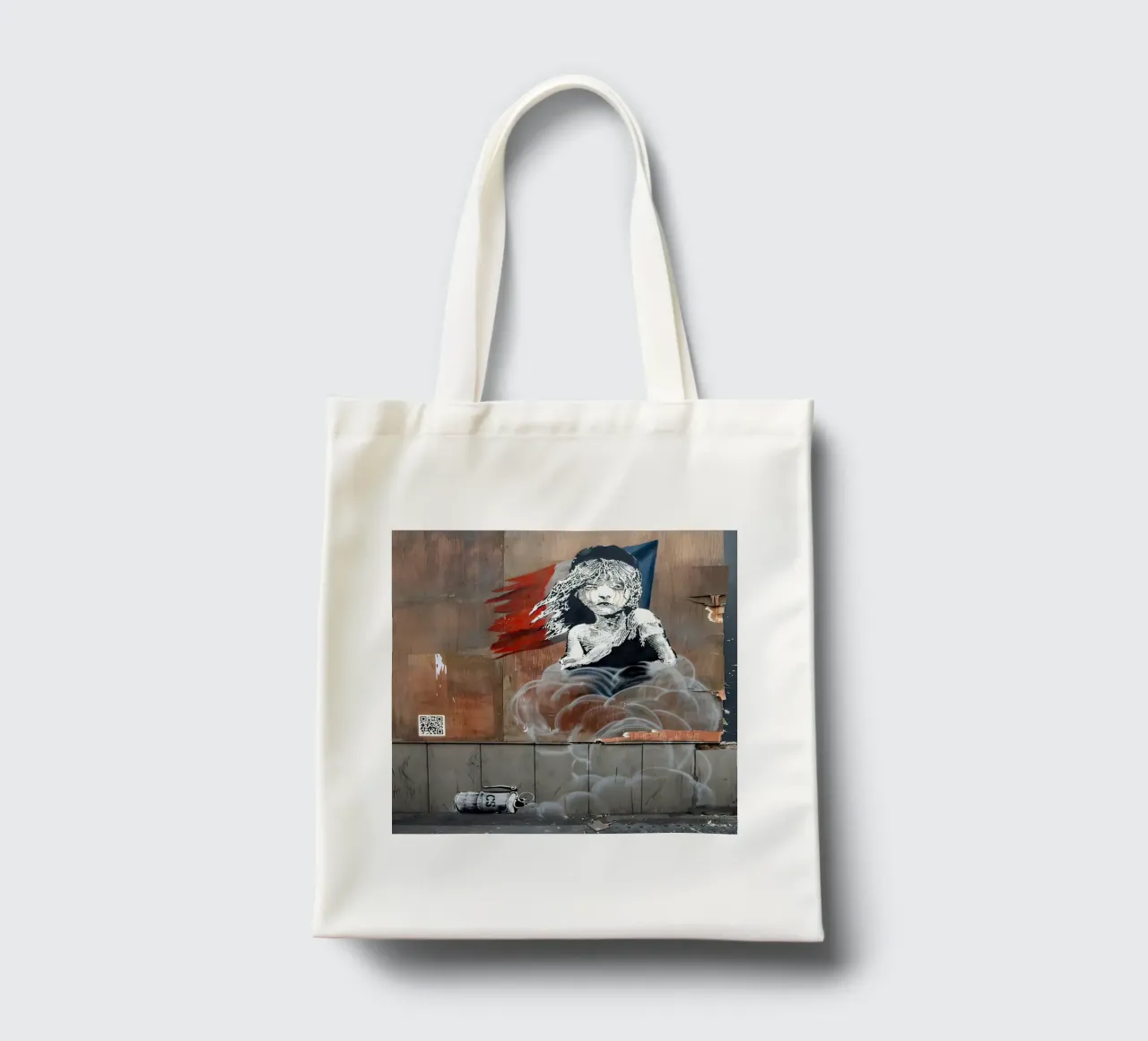 Cosetta Banksy borsa in juta da 🎁 ARTVI-SHOP