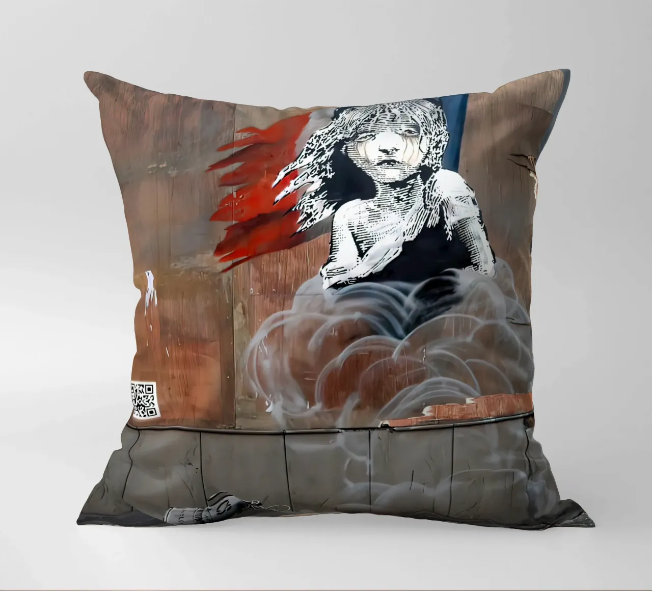 Cosetta Banksy cuscino da 🎁 ARTVI-SHOP