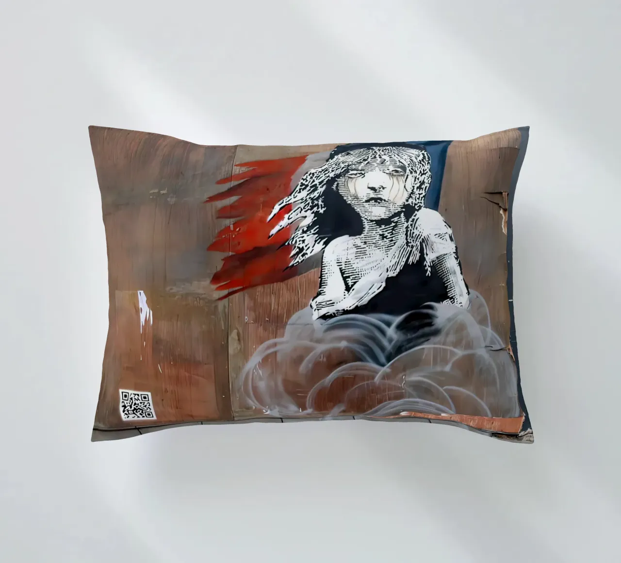 Cosetta Banksy cuscino da 🎁 ARTVI-SHOP
