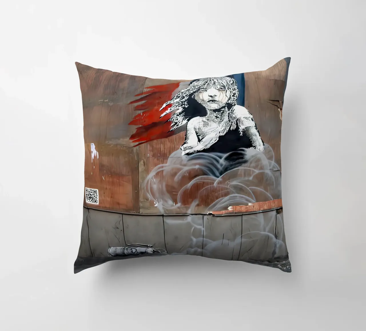 Cosetta Banksy cuscino da 🎁 ARTVI-SHOP