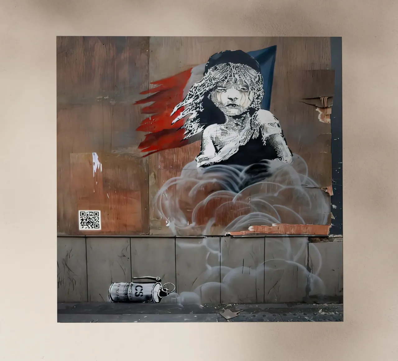 Cosetta Banksy pellicola backlit da 🎁 ARTVI-SHOP