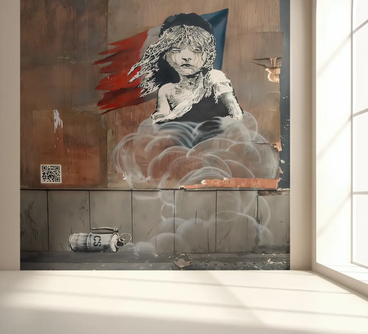Banksy cosette photo wallpaper by 🎁 ARTVI-SHOP
