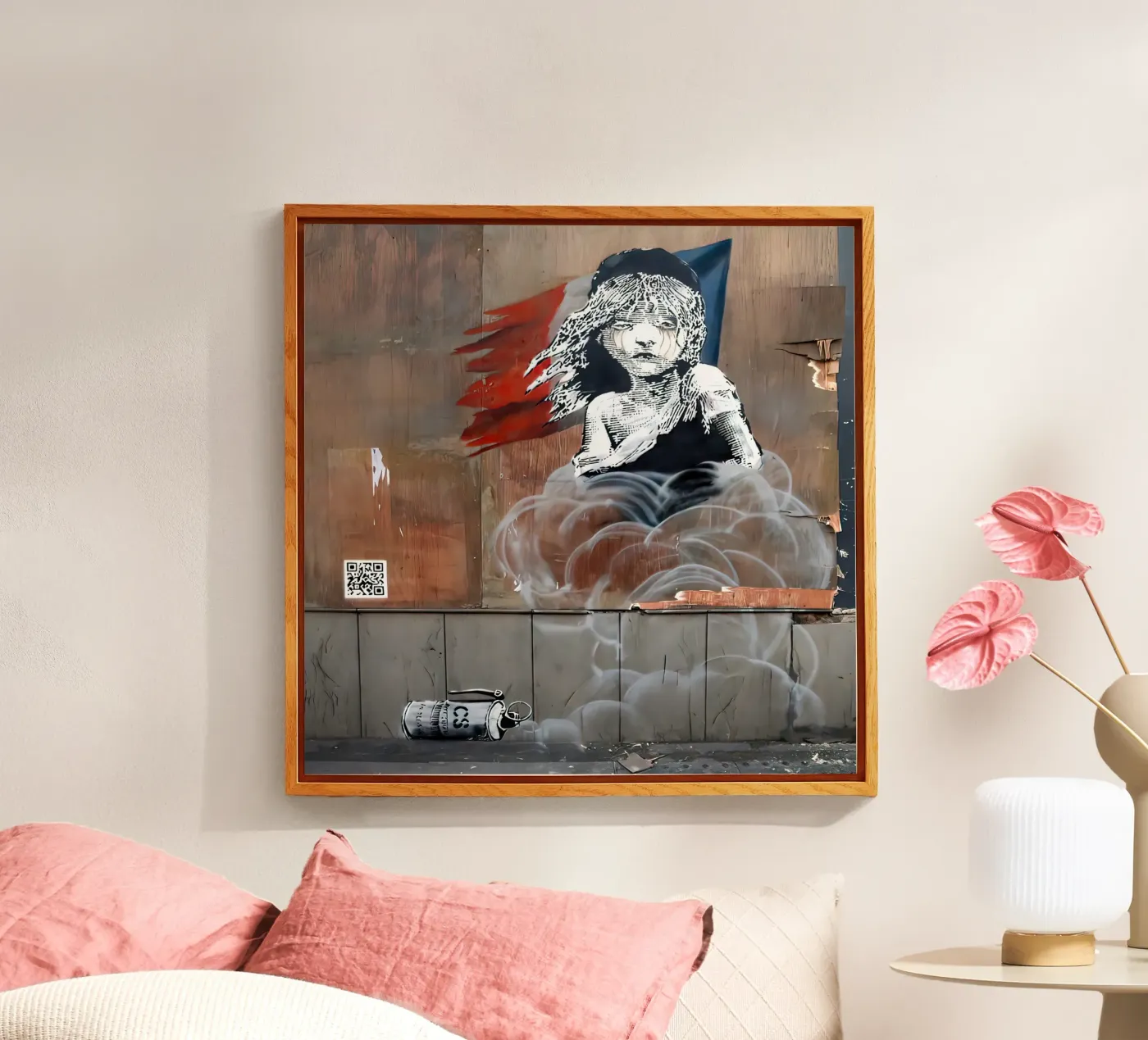 Cosetta Banksy plexiglass da 🎁 NOBELART