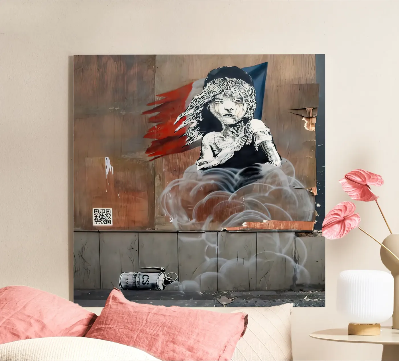 Cosetta Banksy plexiglass da 🎁 NOBELART