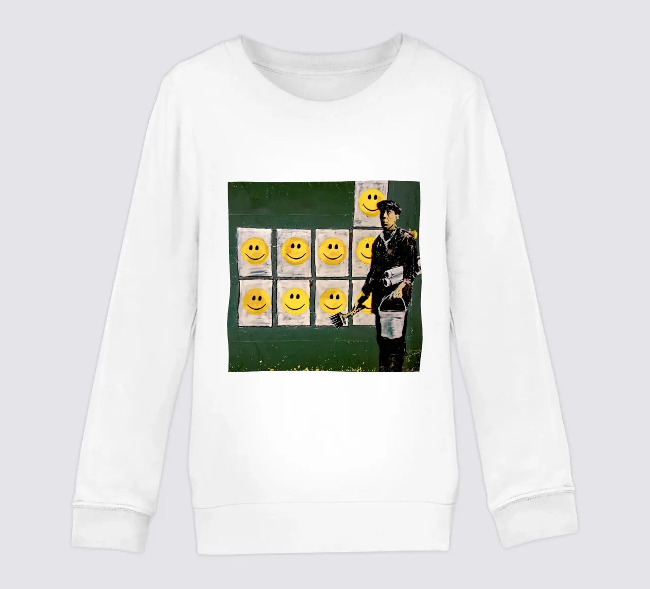 Sorriso di Banksy felpa bambino da 🎁 ARTVI-SHOP
