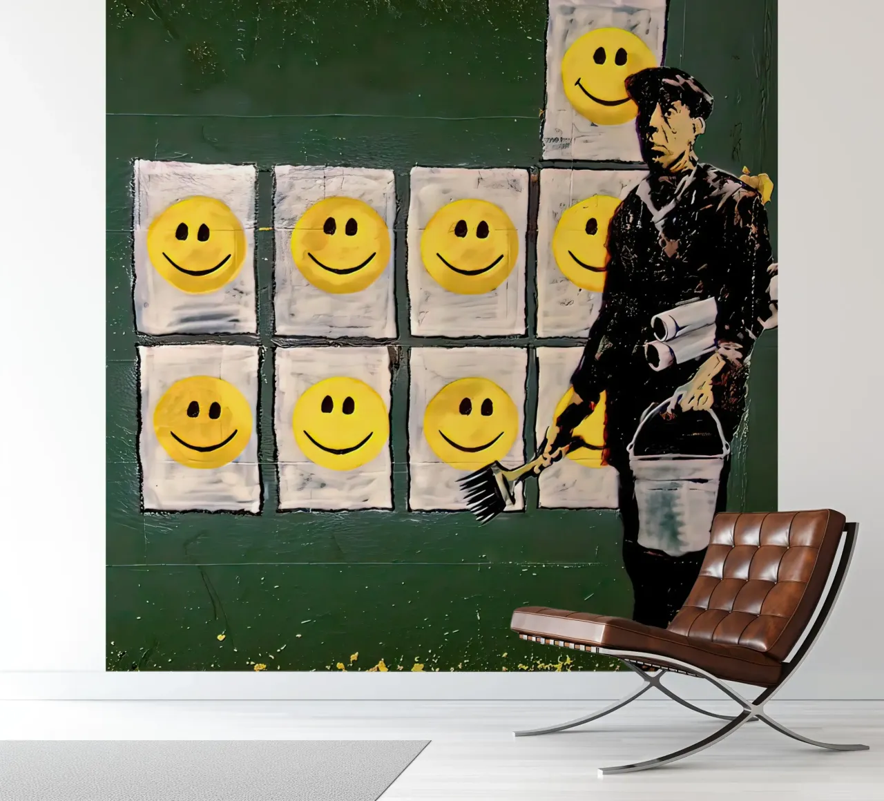 Banksy smile photo wallpaper by 🎁 ARTVI-SHOP