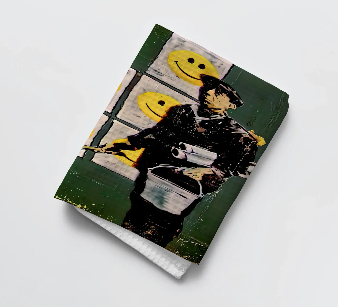 Sorriso di Banksy canovaccio da cucina da 🎁 ARTVI-SHOP