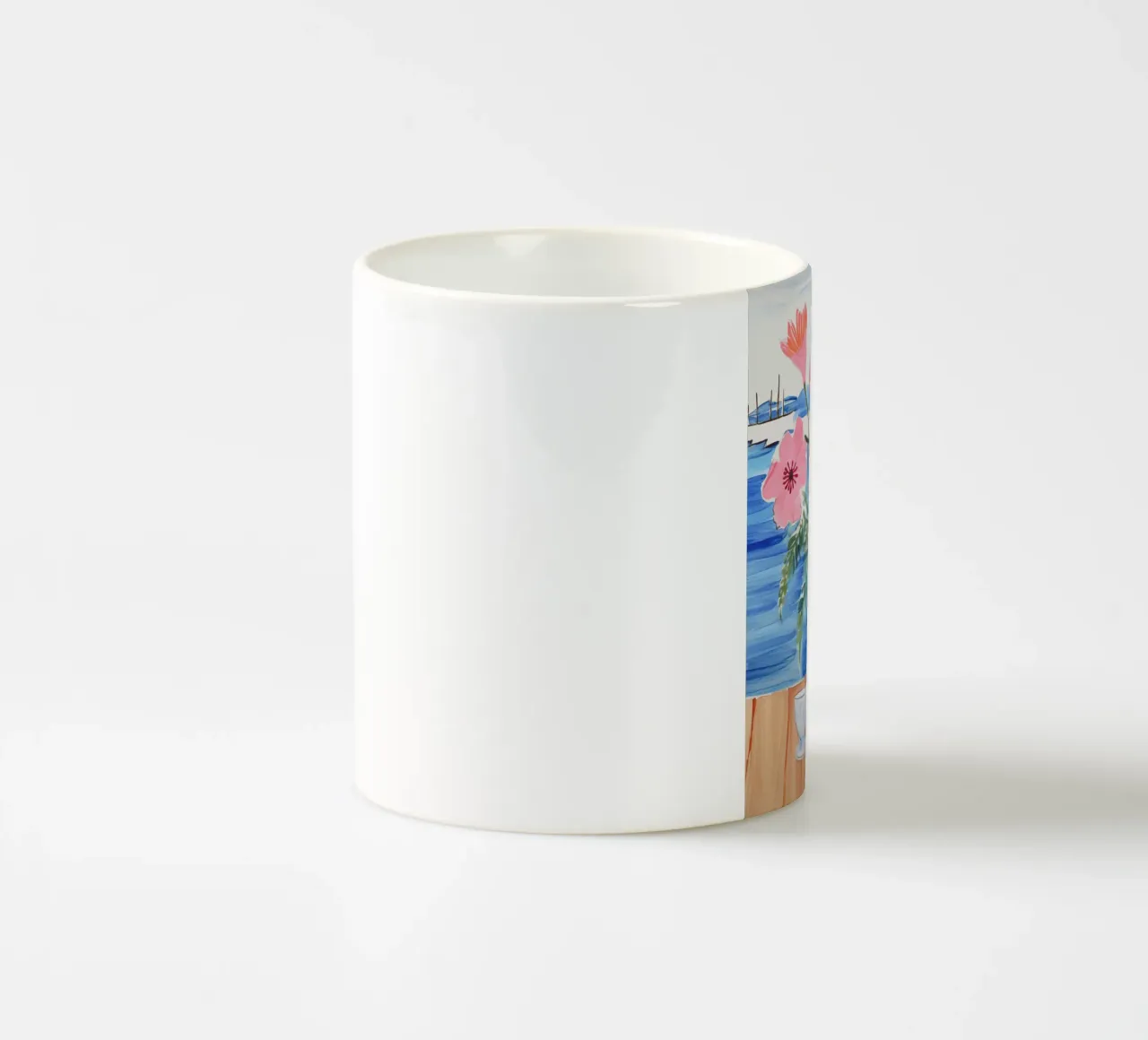 Fioritura in riva al mare tazza in ceramica da DaarbyN