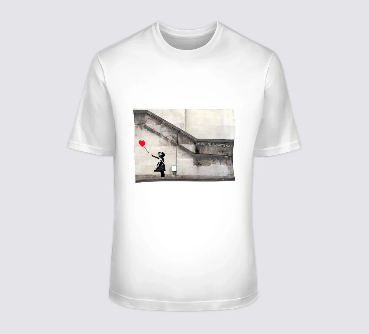 Banksy ragazza con palloncino t-shirt da 🎁 ARTVI-SHOP