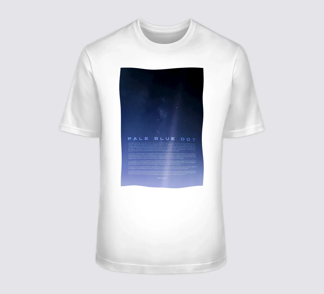 Pale Blue Dot t-shirt by nabakumov