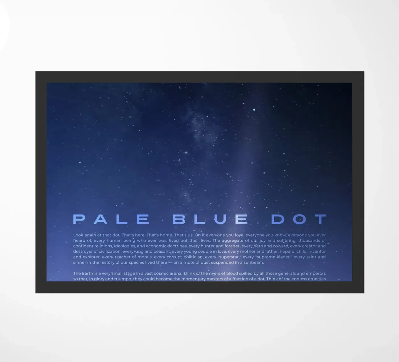 Pale Blue Dot zerbino da nabakumov