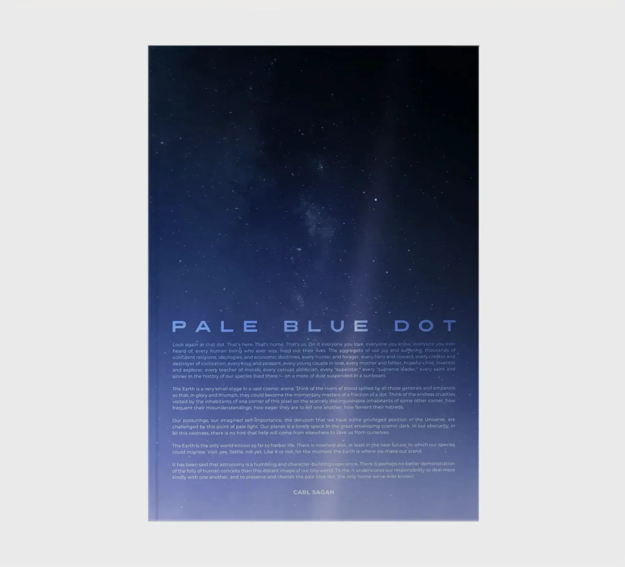 Pale Blue Dot notebook by nabakumov