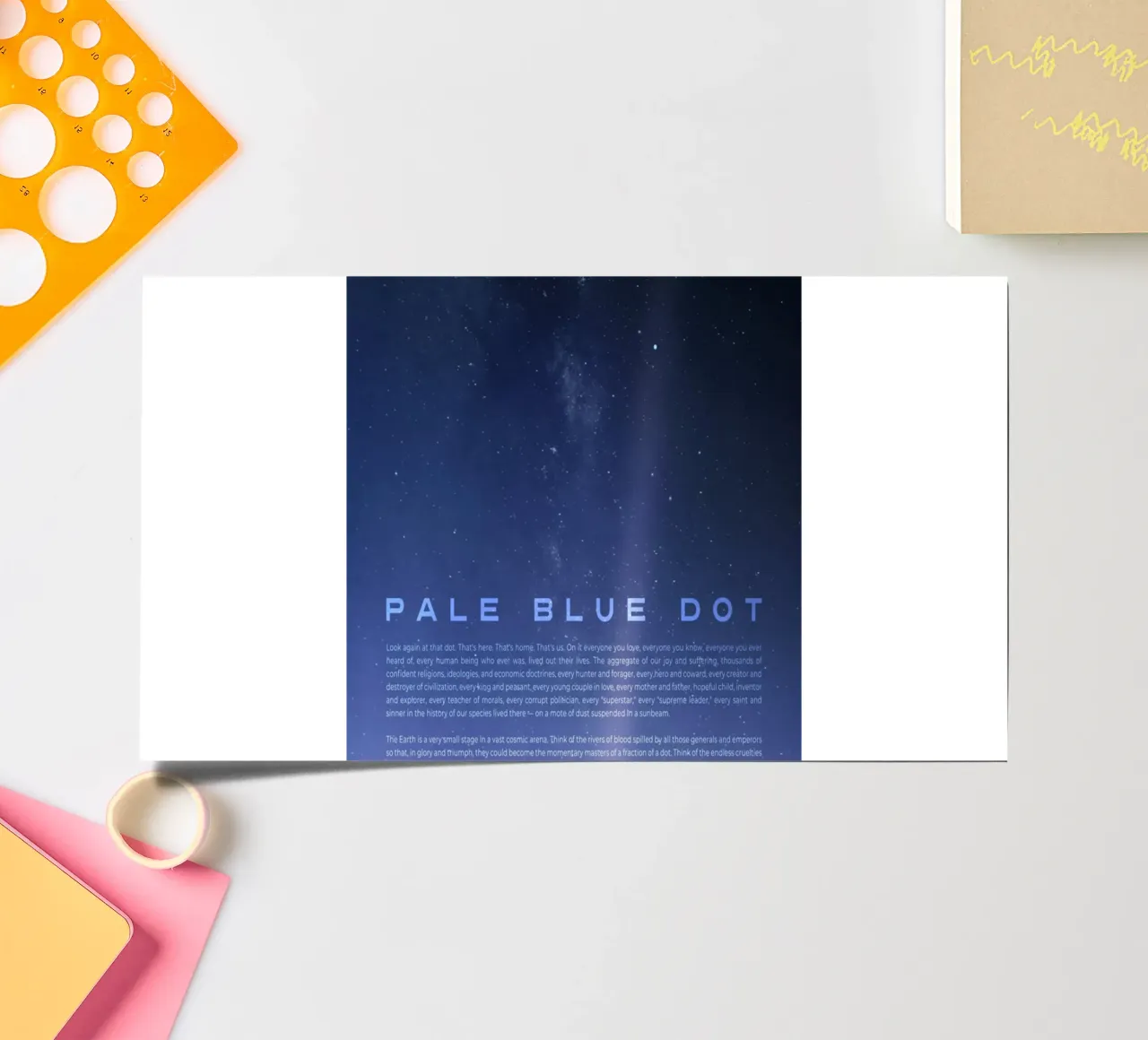 Pale Blue Dot sticker sheet by nabakumov