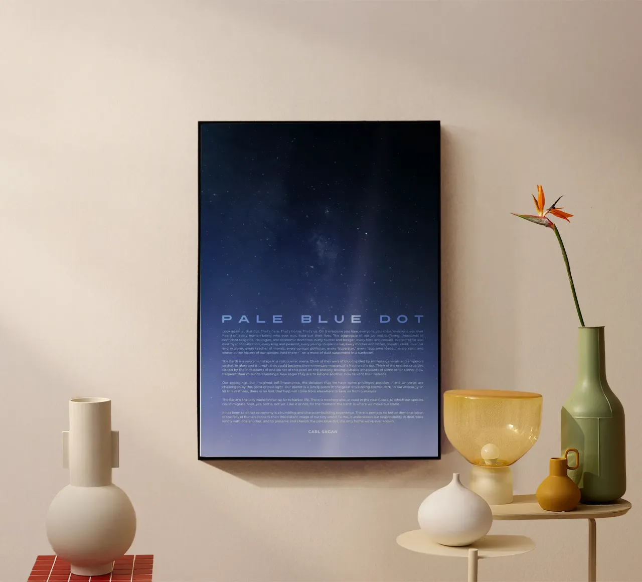 Pale Blue Dot plexiglass da nabakumov