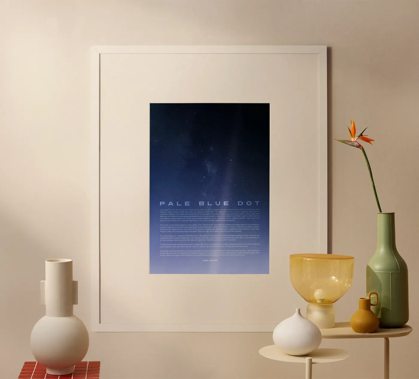 Pale Blue Dot poster da nabakumov