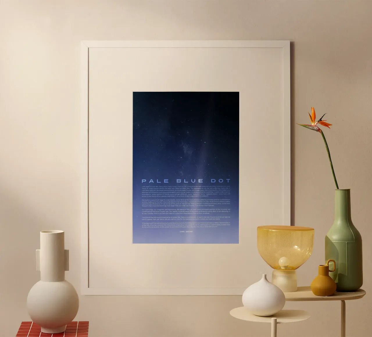 Pale Blue Dot poster da nabakumov