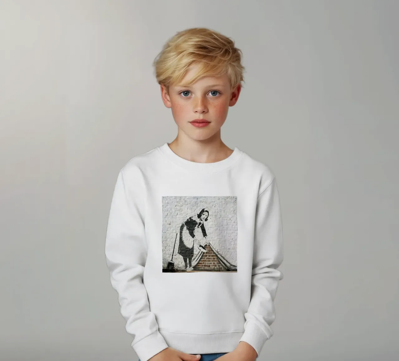 Banksy felpa bambino da 🎁 ARTVI-SHOP